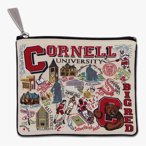 Catstudio Collegiate Cornell University Big Red Zipper Pouch Travel Bag NWT
